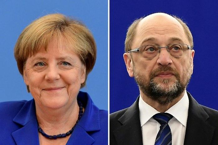 Chancellor Angela Merkel's party enjoys a significant advantage in the polls over Martin Schulz's social democrats