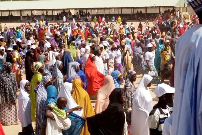 Borno Residents at Rally