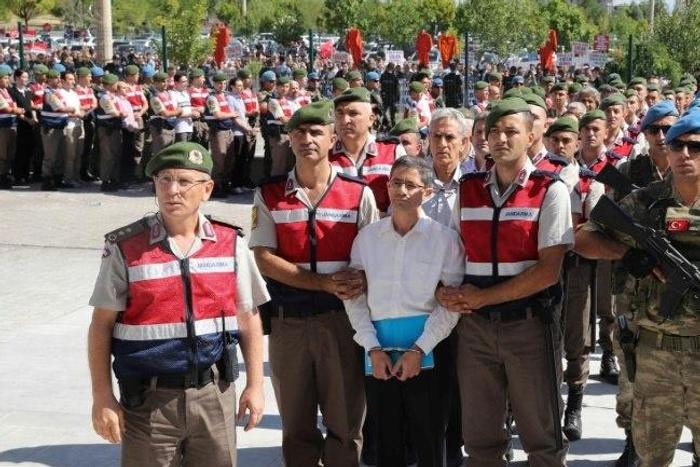 Defendents are accused of running last year's attempted coup bid from an airbase northwest of Ankara