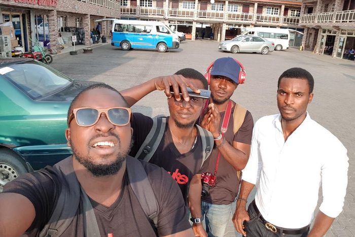 That's Roland in white. Hosted us for one night and it was amazing.