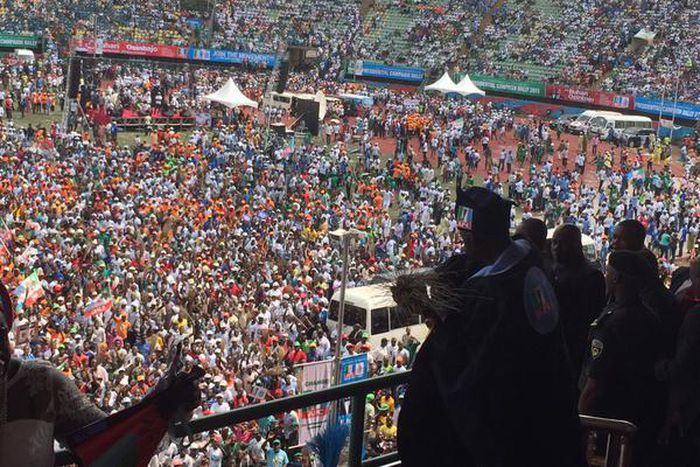 APC Presidential candidate, Muhammadu Buhari campaigns in Lagos