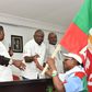 Lagos speaker, Mudashiru Obasa, Akinwunmi Ambode, Henry Ajomale and Baba Eto