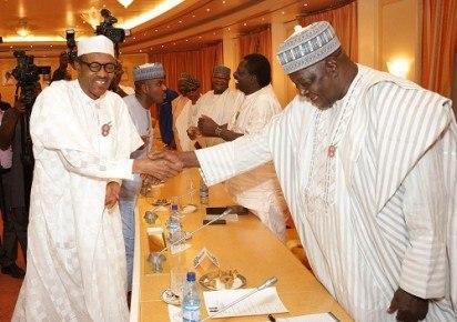 President Buhari and Babachir Lawal