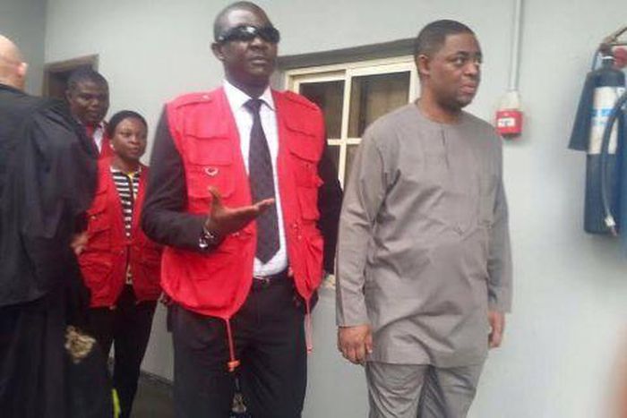 Former aviation minister, Femi Fani-Kayode appears in court on June 28, 2016