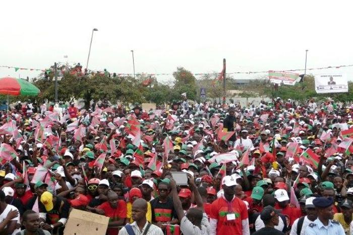 Protests, such as this UNITA opposition party one shown in 2012, are rarely allowed in Angola but a rally on June 3, 2017 was authorised by the police
