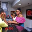 Omoni Oboli selling tickets during the Nolly Thursday edition of "Wives on Strike"