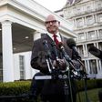 Gen. H.R. McMaster, the national security adviser, talks to reporters at the White House in Washington, May 15, 2017. President Donald Trump revealed highly classified intelligence about an Islamic State plot, according to officials, in a meeting with ...