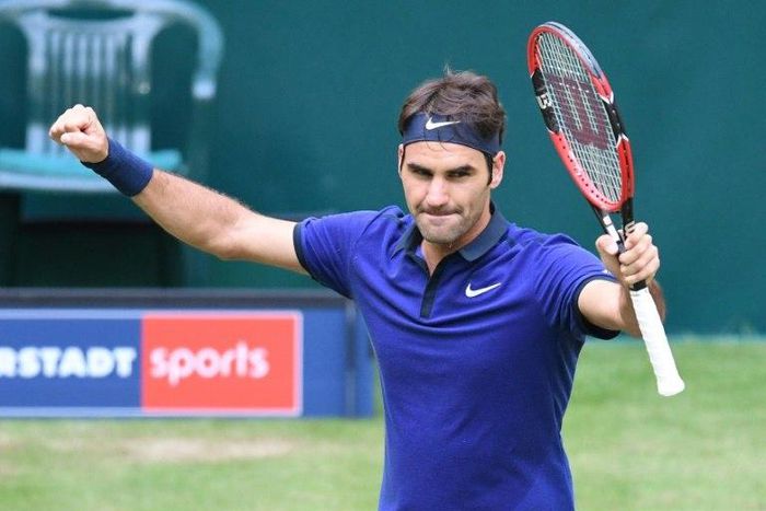 Roger Federer uses the Halle tournament as a warm-up for Wimbledon