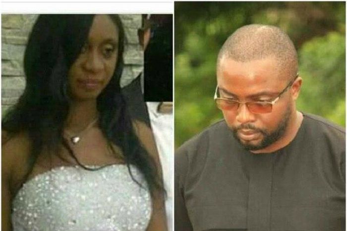 The late Engr. Chinyere and her killer husband, Obinna Akaleme on their wedding day