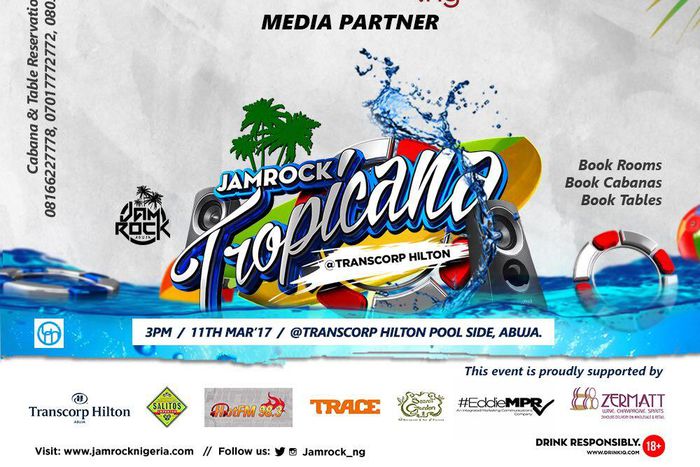 Jamrock Tropicana Pool Party
