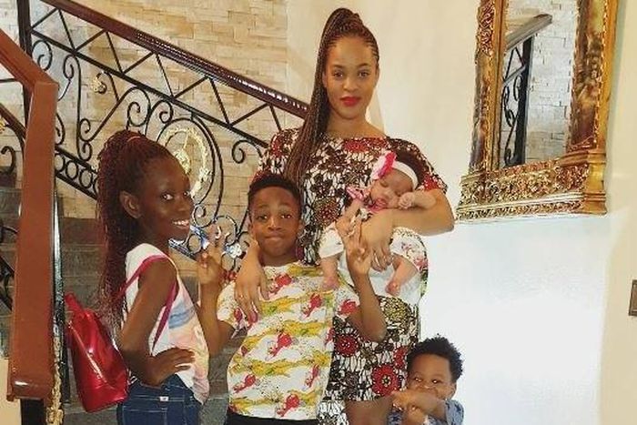 Adaeze Yobo and kids