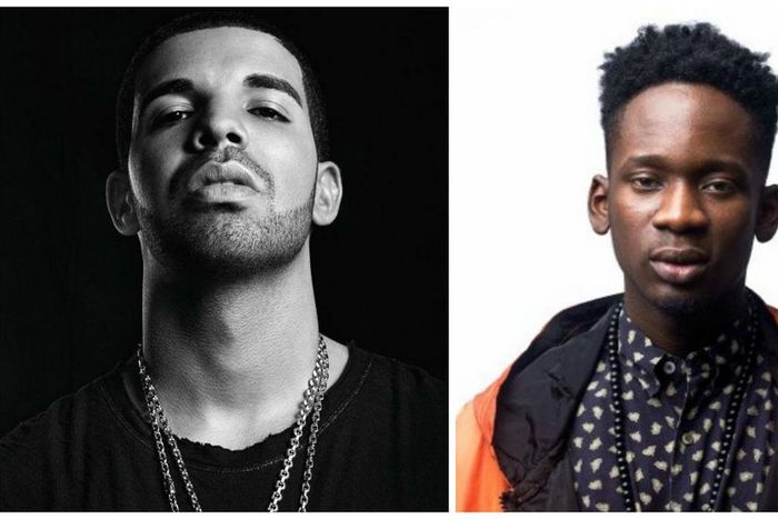 Drake and Mr Eazi have met in London.