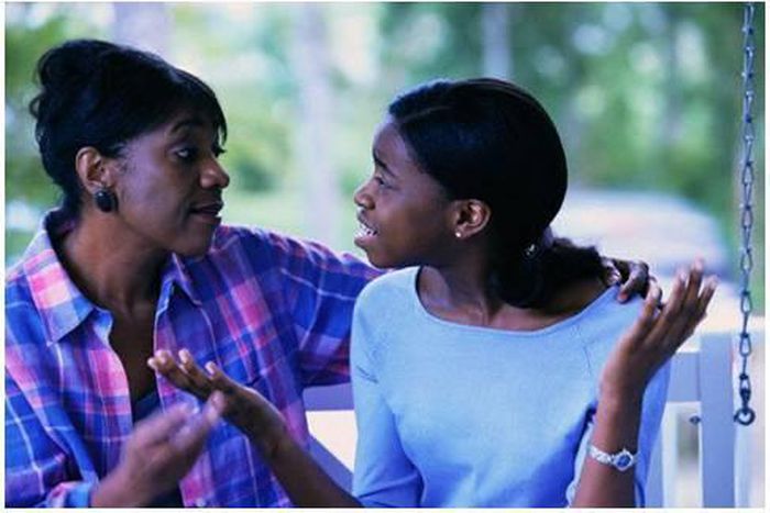 An argument between an older woman and a younger