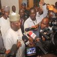Chairman of the Nigeria Governors' Forum and Governor of Zamfara state, Abdulaziz Yari speaking to newsmen (Ships & Ports)