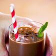 double chocolate mint shake