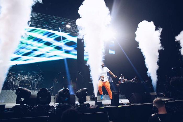 Cassper Nyovest performing at One Africa Music Fest London.