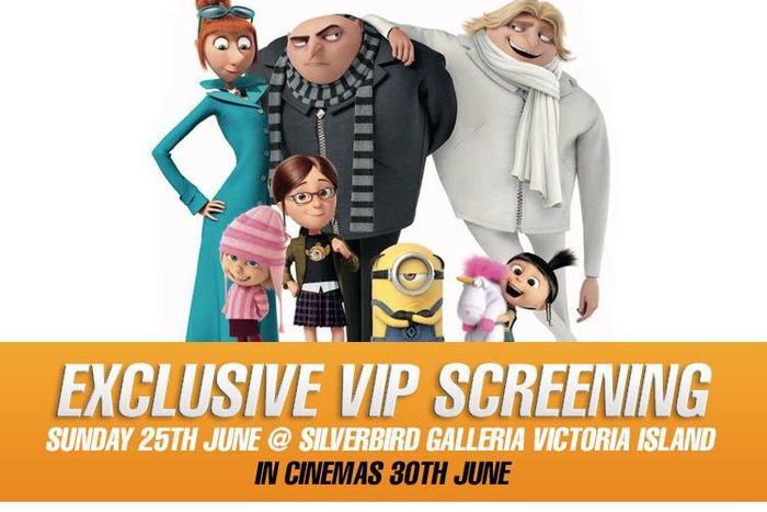Despicable me pre-screening