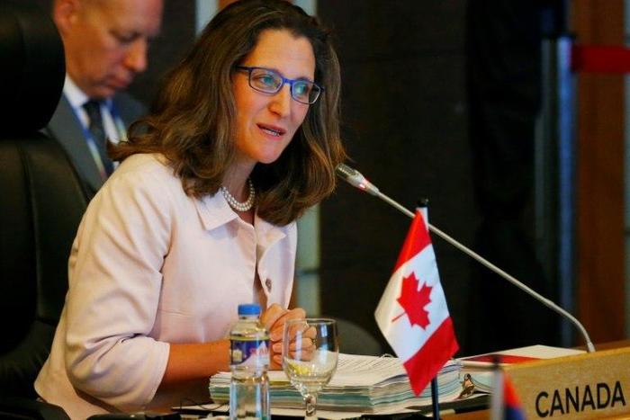 "What North Korea is doing is absolutely unacceptable, and it's posing an unacceptable security threat both in the region and to the entire world," Canada's Foreign Minister Chrystia Freeland said