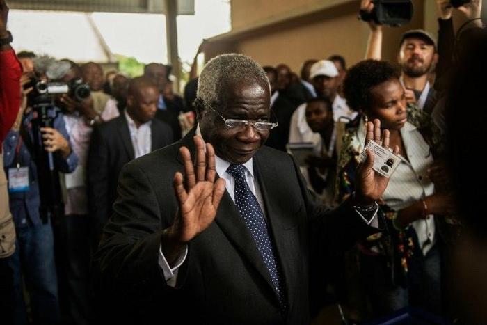 Afonso Dhlakama, pictured in 2014, has been holed-up in the central Gorongosa mountains for a year