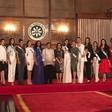MBGN 2015 Unoaku Anyadike with other beauty queens paid a visit to Philippine President Rodrigo Duterte