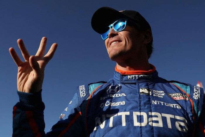 Scott Dixon of New Zealand, driver of the Chip Ganassi Racing Honda was robbed at gunpoint at a Taco Bell