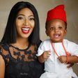Lilian Esoro and son, Jayden Franklin pose for the camera