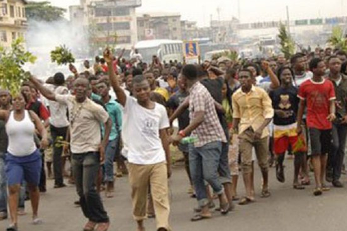 peaceful protest