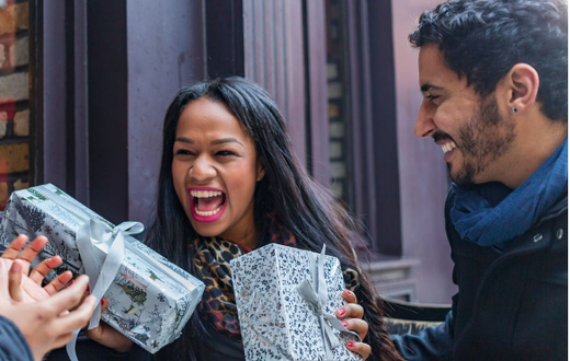 If your partner is one who gets excited when they get gifts, this is how to make them really happy [Credit: HuffPost Canada]