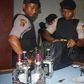 Indonesian Narcotic officials displaying the drugs got from the dead suspect