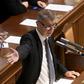 Czech Finance Minister Andrej Babis gives a speech during an extraordinary session of parliament on Wednesday. He is at the centre of a political crisis over leaked conversations and his business dealings