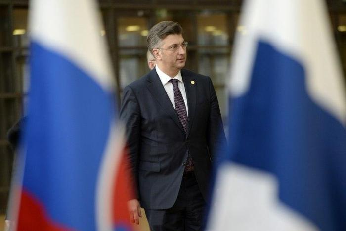 Croatia's conservative Prime Minister Andrej Plenkovic, seen in March 2017, is a 47-year-old former diplomat who came to power in October 2016