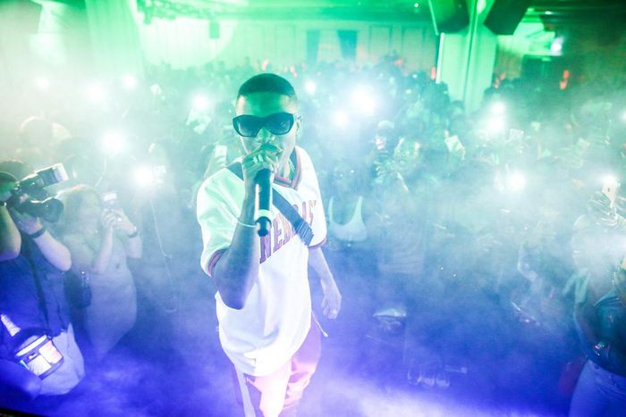 Wizkid getting all the love at "Sounds From The Other Side" Mixtape listening party