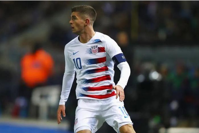 Christian Pulisic is an American international {Chelsea}