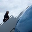 US Secretary of State Rex Tillerson boards his plane for a trip to Germany on February 15, 2017