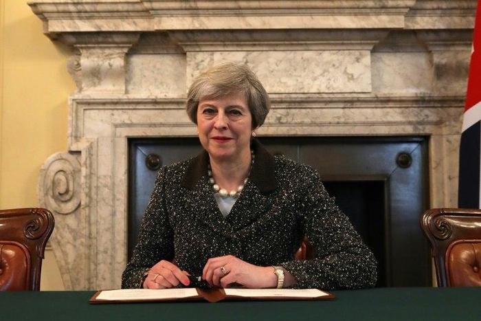Britain's Prime Minister Theresa May.