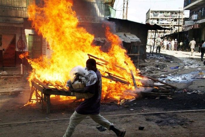 A disputed election in Kenya in 2007 led to the deaths of more than1,100 people