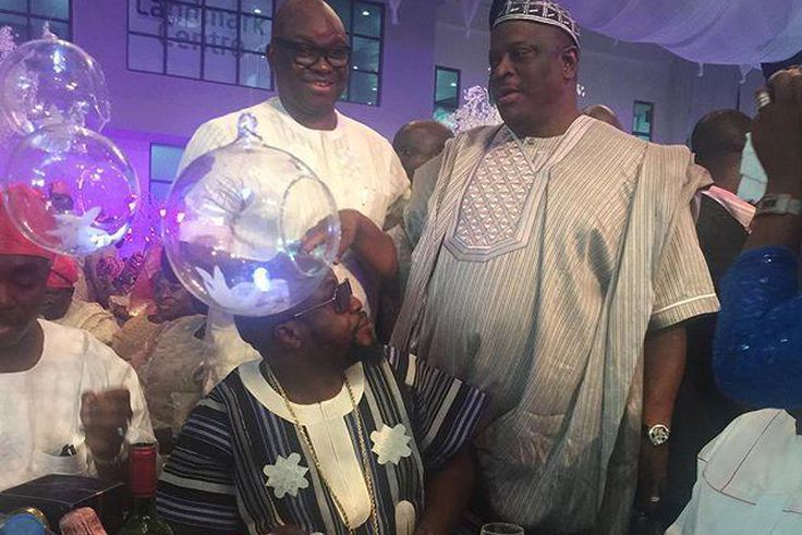Governor Fayose and controversial Senator from Ogun State, Kashamu Buruji