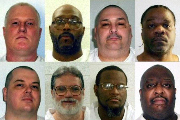Arkansas' plan to put eight convicted murderers to death in 11 days has now seen one prisoner executed and four win reprieves