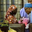 President Buhari receives Rescued Chibok Girl Amina Ali and Family in State House on 19th May 2016