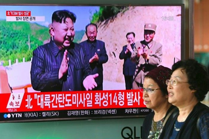 North Korean leader Kim Jong-Un hinted that he would hold off on plans to test-fire missiles towards Guam