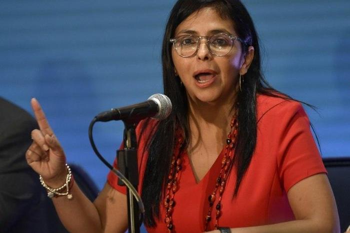 Venezuelan Foreign Minister Delcy Rodriguez lashed out at countries that supported a US-backed regional plan to address its raging crisis