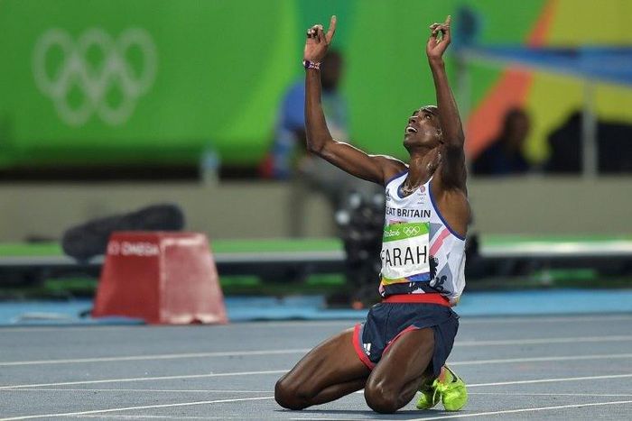 Mo Farah ompleted an unprecedented 'double-double' of Olympic 5,000m and 10,000m gold at last year's Rio Games
