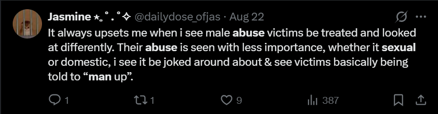 The Silence Around Male Abuse: Why Do We Ignore Men and Boys Who Are Victims?