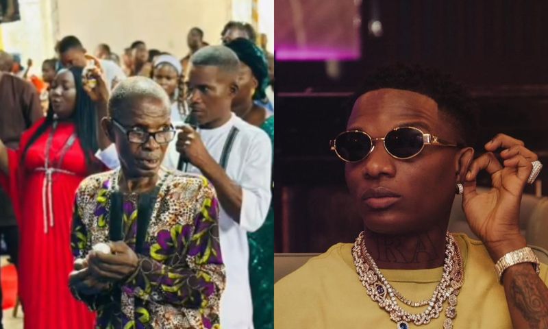 Wizkid has not reacted to the man's claims in any way