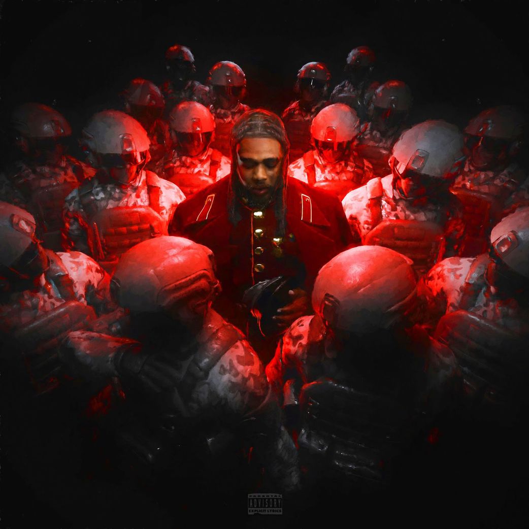 The cover art for BNXN's second album 'CAPTAIN'