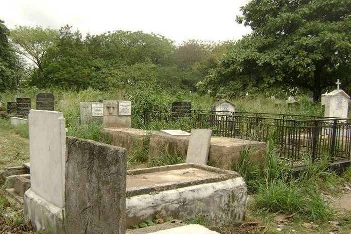 The cemetery