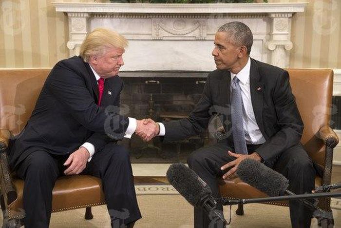 President-elect and Obama hold cordial 90-minute meeting in Oval Office