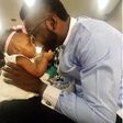 Gbenro Ajibade and his daughter Azariah