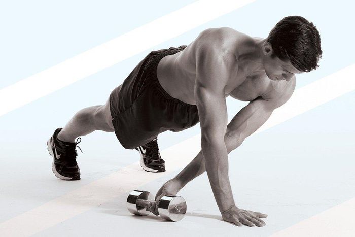 Dumbbell getup and go