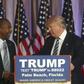 Donald Trump (right) and Ben Carson